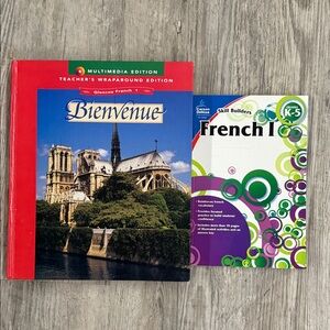 Bienvenue French Textbook and Skill Builders Book